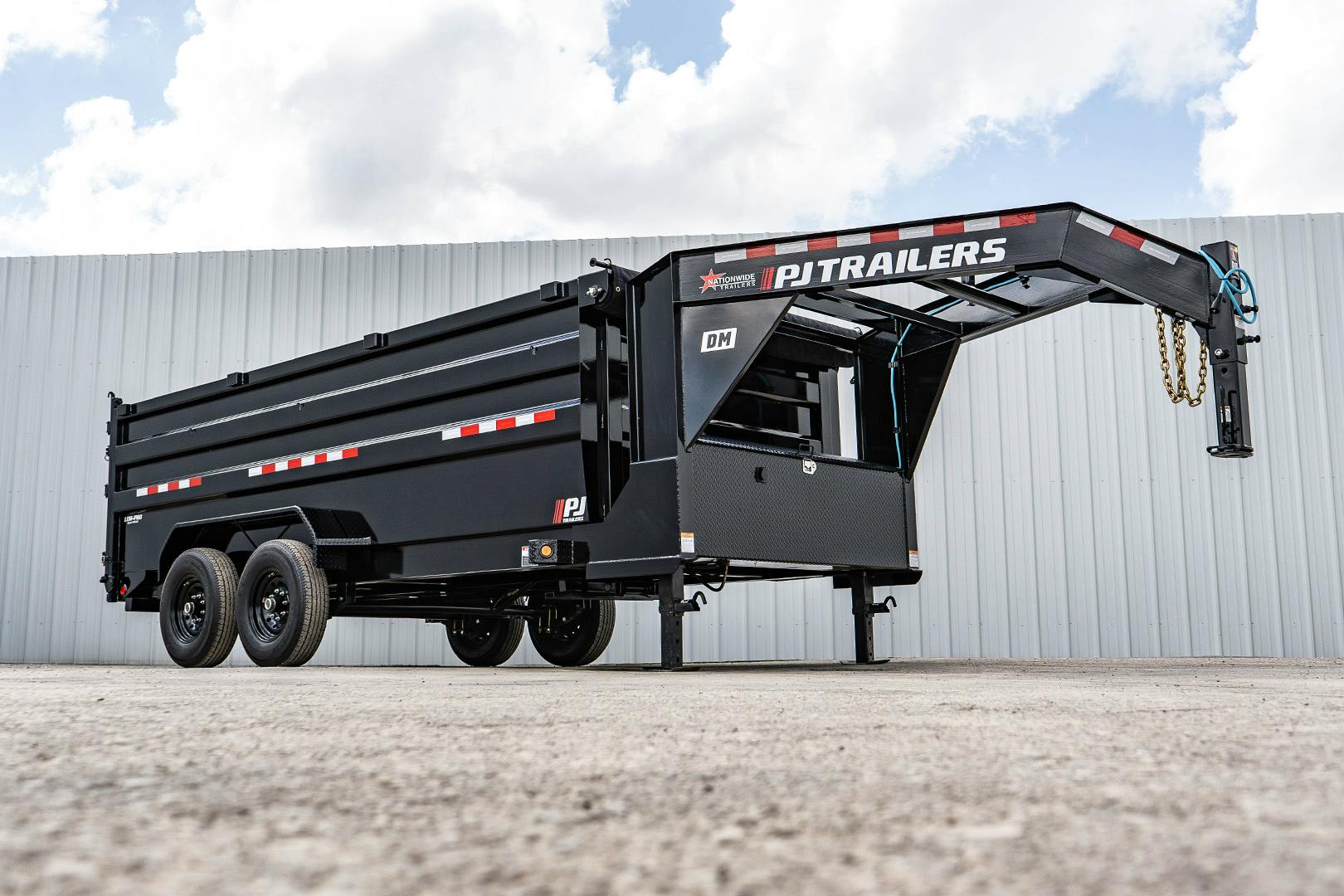 PJ Trailers 16'x83" Low Pro High Side Dump Trailer w/ 4' Sides (DM) - Image 7