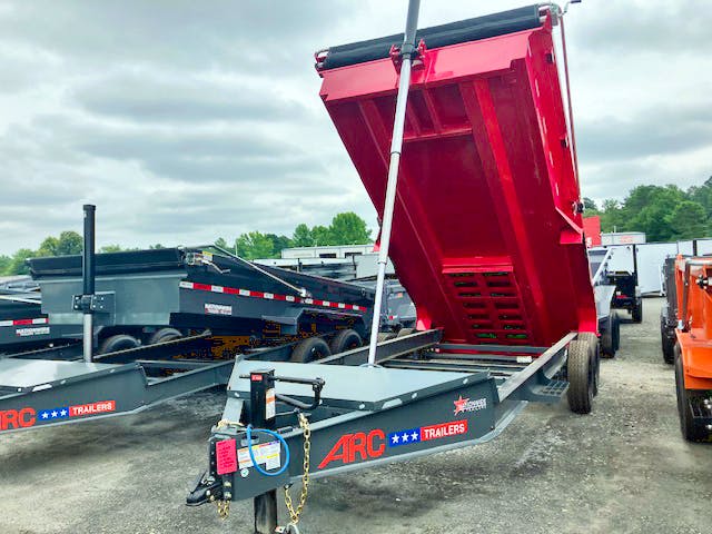ARC Trailers 16'x83" Telescopic Dump Trailer w/ 2' Sides (BDT) - Stock #80248 - Image 7 of 7