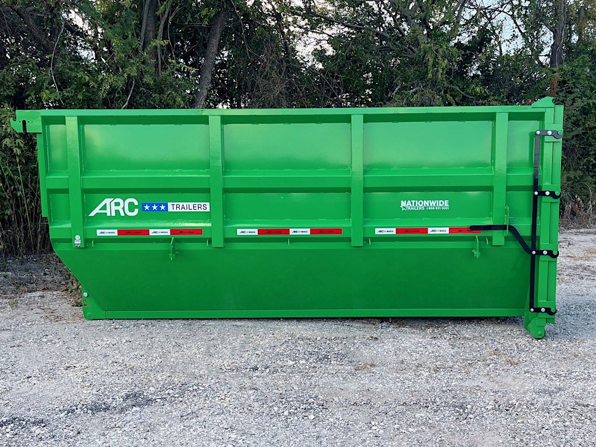 ARC Trailers 14' 20YD Steel Dumpster Bin w/ 6' Sides - Image 1