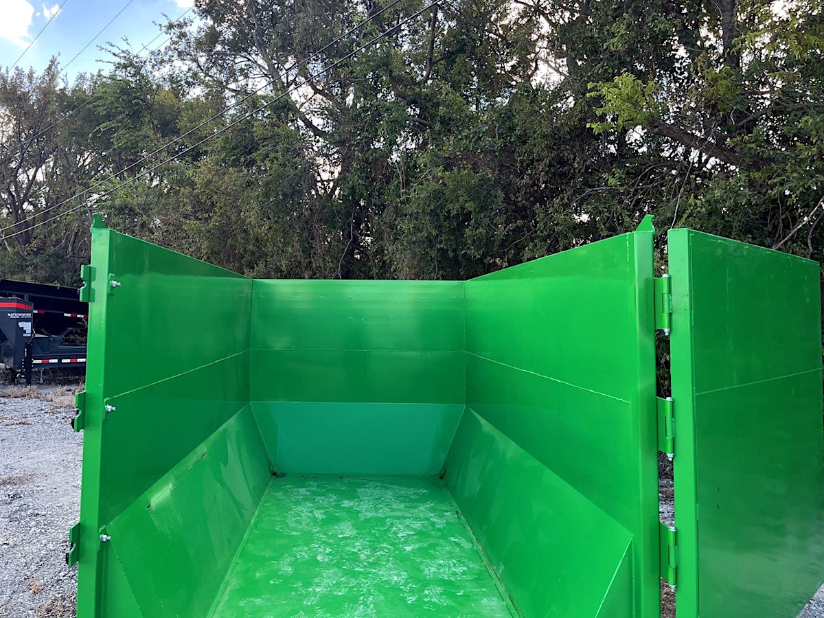 ARC Trailers 14' 20YD Steel Dumpster Bin w/ 6' Sides - Image 5