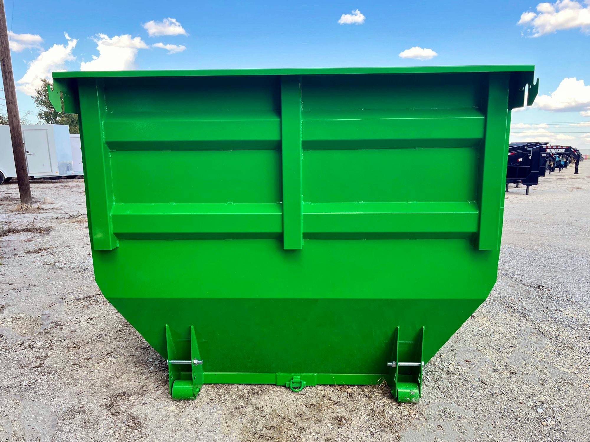 ARC Trailers 14' 20YD Steel Dumpster Bin w/ 6' Sides - Stock #80283 - Image 2 of 5