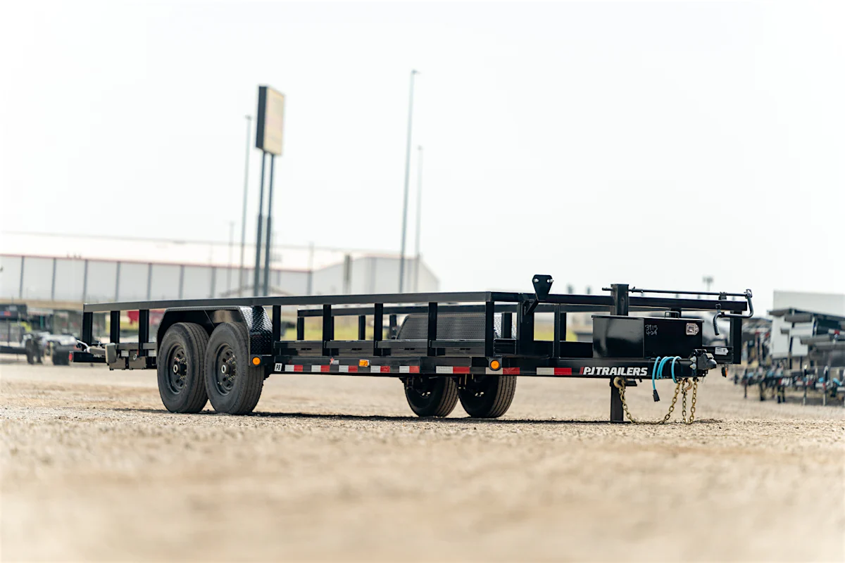 PJ Trailers 24' x 83" Tube Top Equipment Trailer (P8) - Stock #80311 - Image 2 of 3 PJ Trailers 24' x 83" Tube Top Equipment Trailer (P8) - Stock #80311 - Image 2 of 3