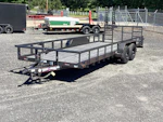 Texas Bragg 22'x83" Utility Trailer w/ 2' Dovetail & 3' Gate (U2) Stock #80333 - Thumbnail 2
