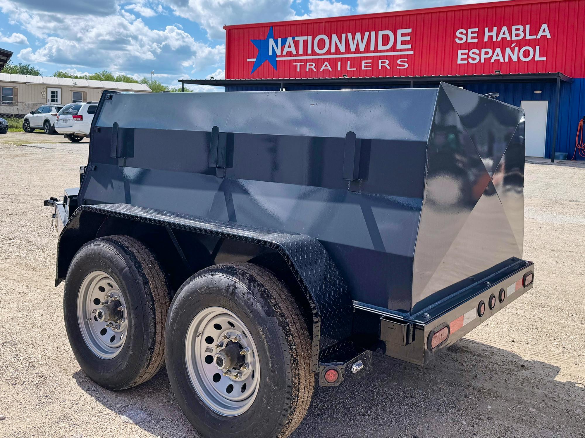 AT Trailers 8'x60" 750 Gallon Fuel Tank Trailer (SF) - Stock #80350 - Image 1 of 3