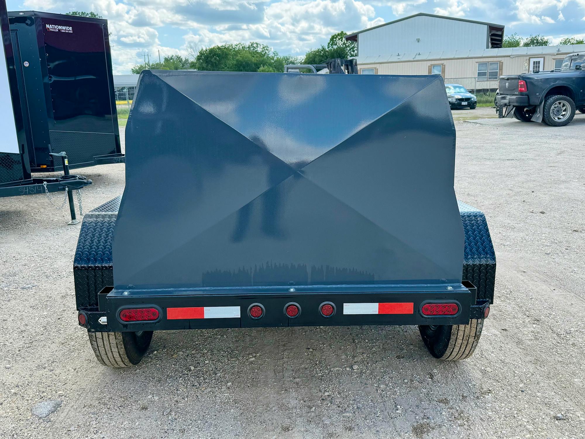 AT Trailers 8'x60" 750 Gallon Fuel Tank Trailer (SF) - Stock #80351 - Image 3 of 3