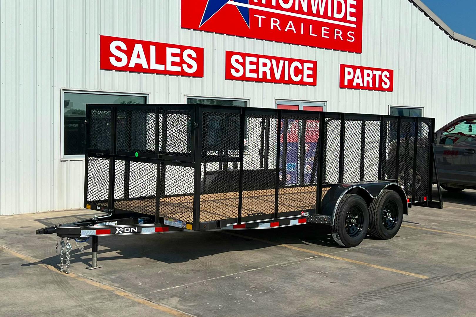 X-ON 16'x83" Landscape Trailer w/ 4' Sides & 4' Gate (L2) - Image 1