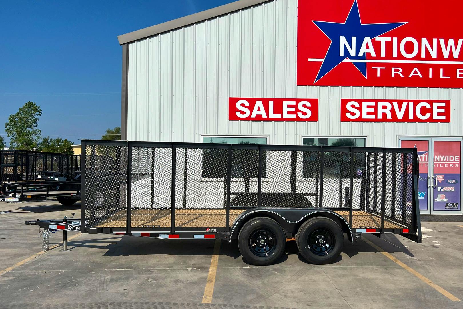 X-ON 16'x83" Landscape Trailer w/ 4' Sides & 4' Gate (L2) - Image 5