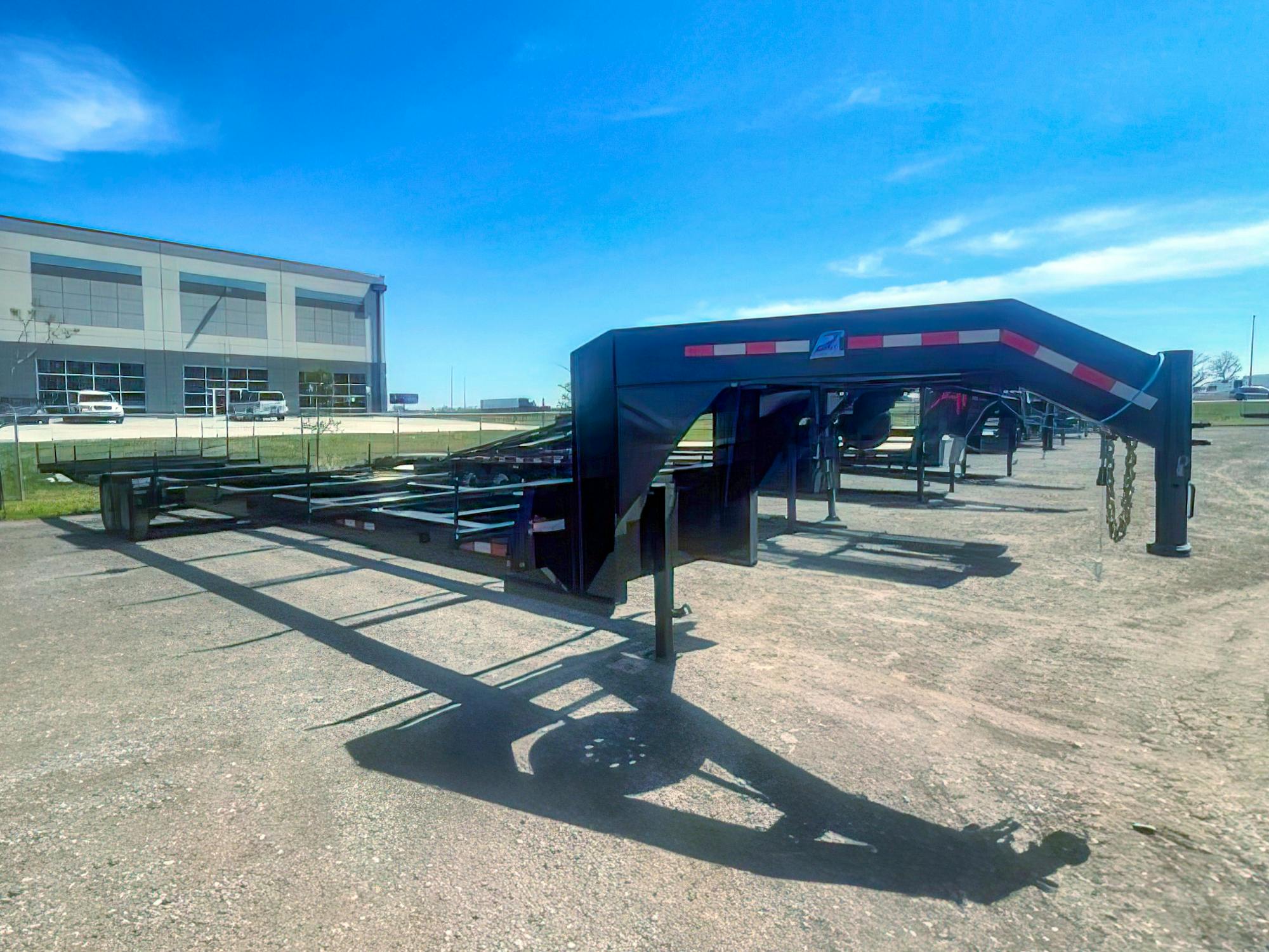 AT Trailers 32'x96" Gooseneck Pipe Hauler Trailer - Image 1