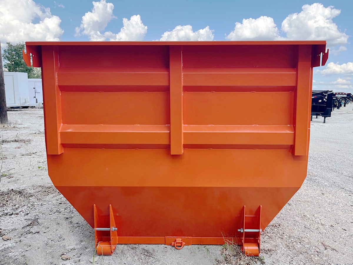 ARC Trailers 14' 20YD Steel Dumpster Bin w/ 6' Sides - Image 2