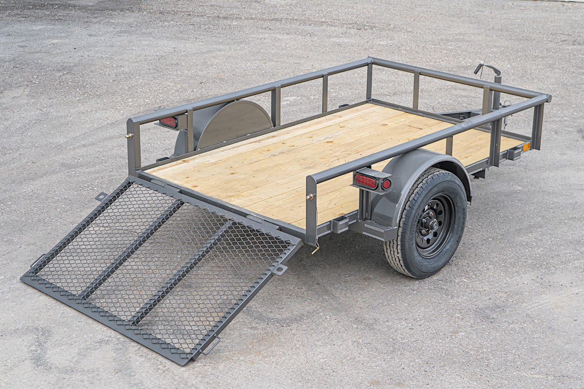 Texas Bragg 8'x60" Utility Trailer w/ 3' Gate (U1) - Image 12