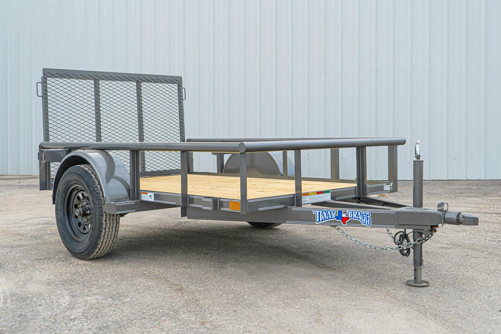 Texas Bragg 8'x60" Utility Trailer w/ 3' Gate (U1) - Image 2