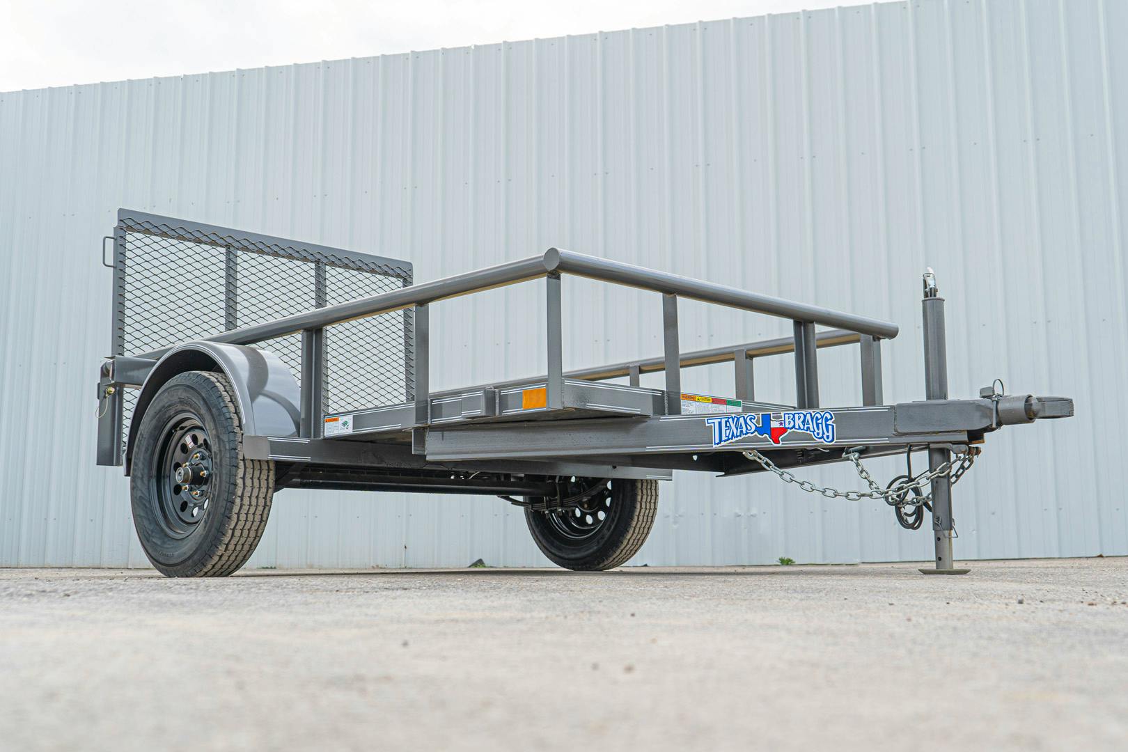 Texas Bragg 8'x60" Utility Trailer w/ 3' Gate (U1) - Image 3