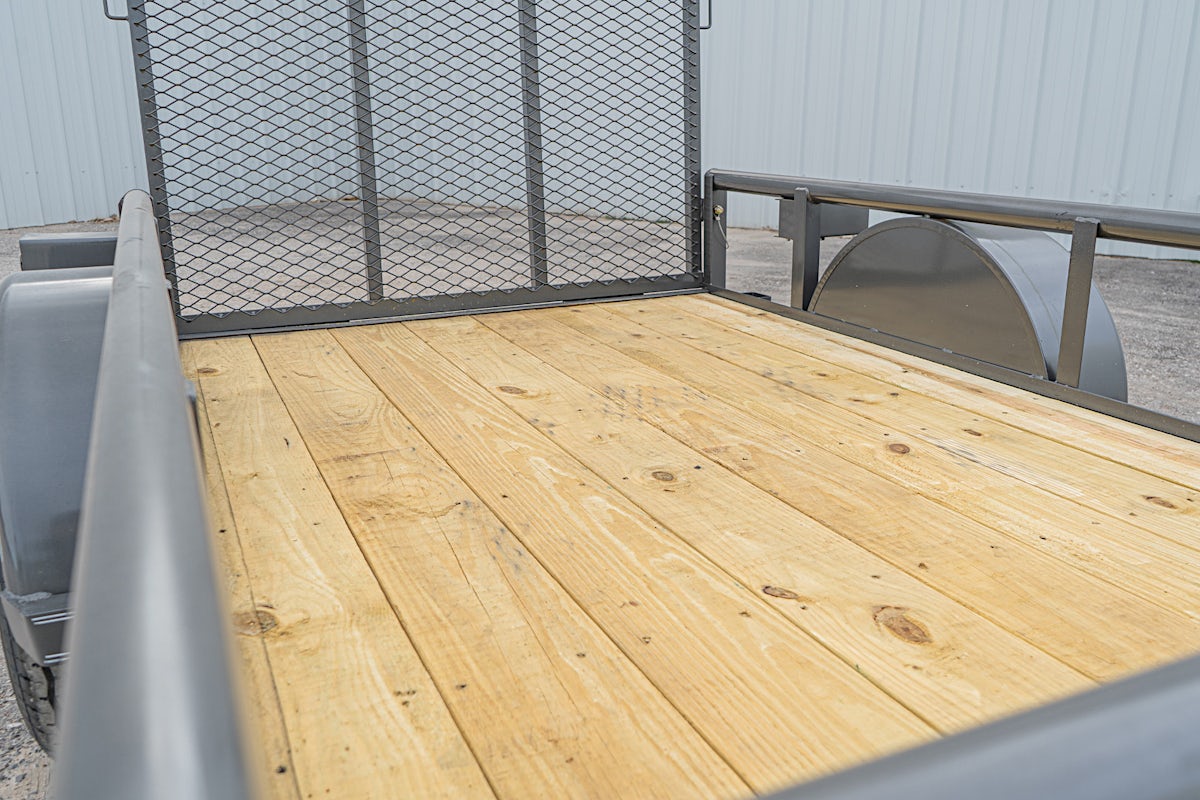 Texas Bragg 8'x60" Utility Trailer w/ 3' Gate (U1) - Image 7