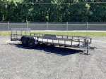 Texas Bragg 22'x83" Utility Trailer w/ 2' Dovetail & 3' Gate (U2) Stock #80571 - Thumbnail 1