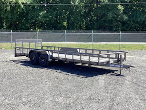 Texas Bragg 22'x83" Utility Trailer w/ 2' Dovetail & 3' Gate (U2)