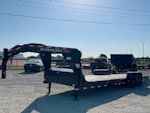 PJ Trailers 24'x82" Gooseneck 6" Channel Equipment Gravity Tilt Trailer (T6) Stock #80584 - Thumbnail 2