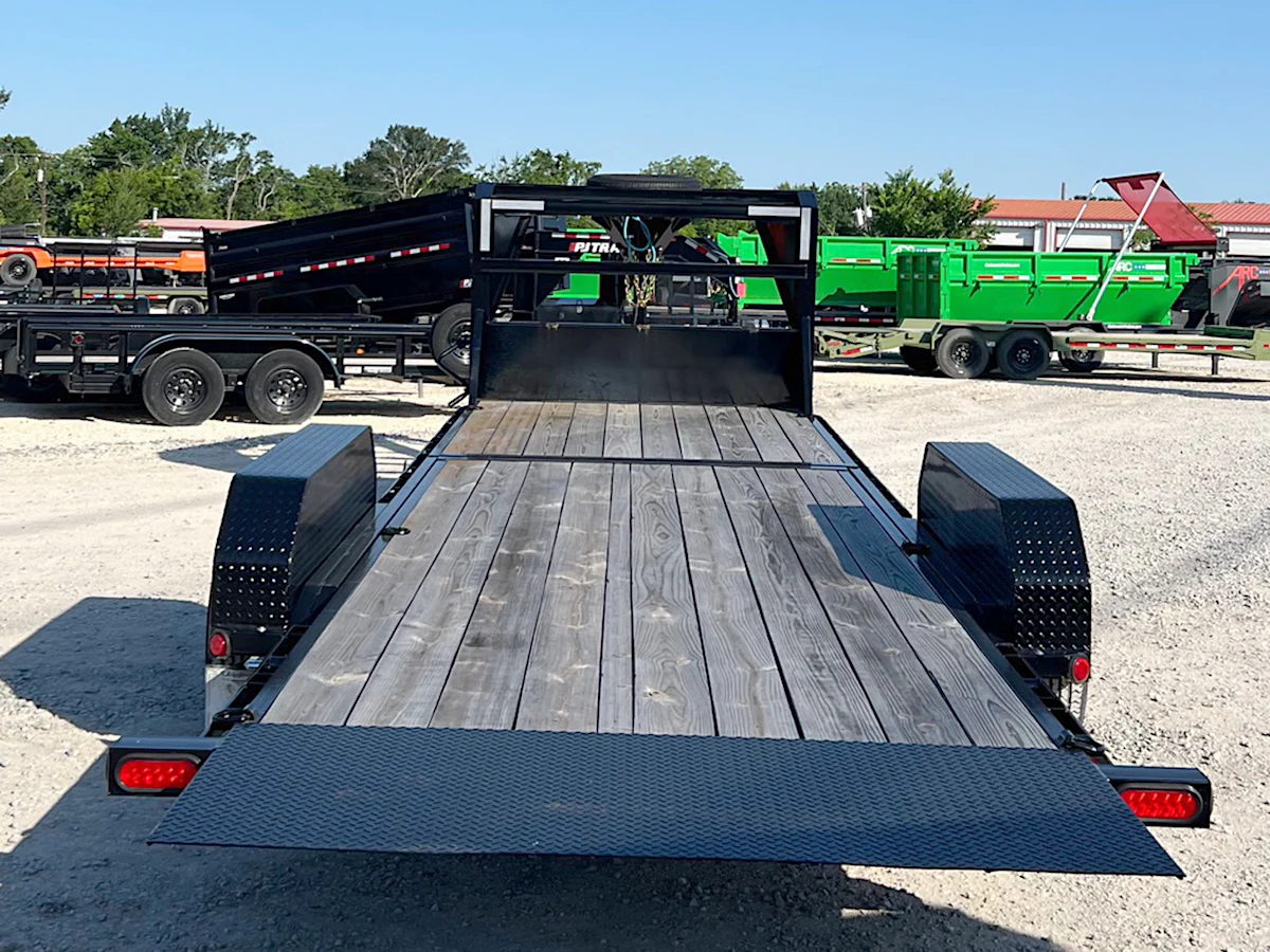 PJ Trailers 24'x82" Gooseneck 6" Channel Equipment Gravity Tilt Trailer (T6) - Stock #80584 - Image 5 of 7 PJ Trailers 24'x82" Gooseneck 6" Channel Equipment Gravity Tilt Trailer (T6) - Stock #80584 - Image 5 of 7