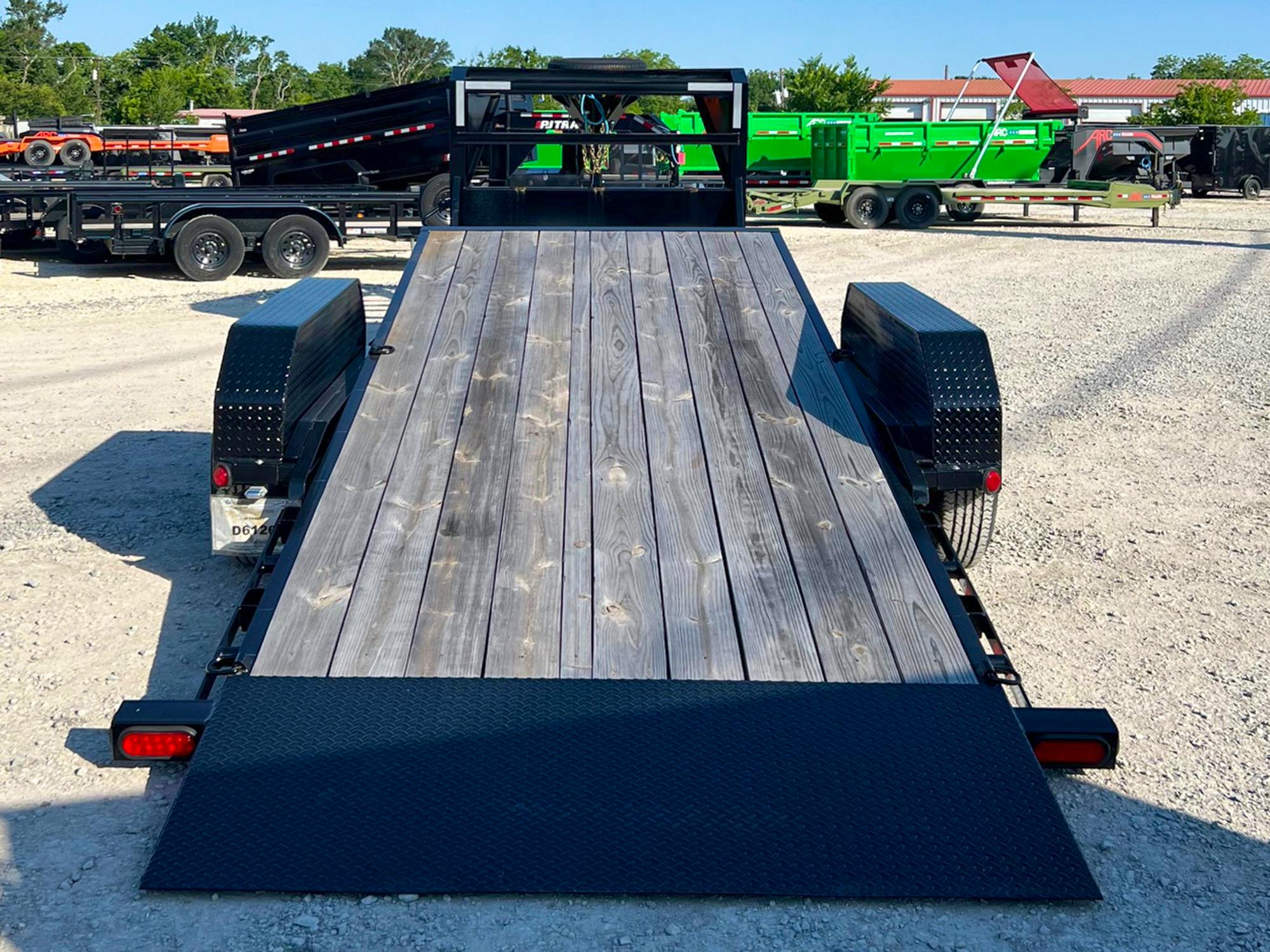PJ Trailers 24'x82" Gooseneck 6" Channel Equipment Gravity Tilt Trailer (T6) - Stock #80584 - Image 7 of 7