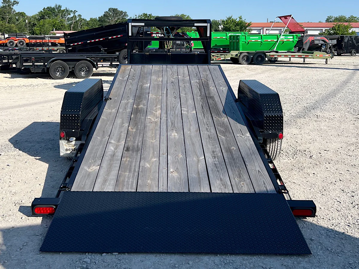 PJ Trailers 24'x82" Gooseneck 6" Channel Equipment Gravity Tilt Trailer (T6) - Stock #80584 - Image 7 of 7 PJ Trailers 24'x82" Gooseneck 6" Channel Equipment Gravity Tilt Trailer (T6) - Stock #80584 - Image 7 of 7