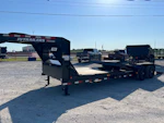PJ Trailers 24'x82" Gooseneck 6" Channel Equipment Gravity Tilt Trailer (T6) Stock #80584 - Thumbnail 6