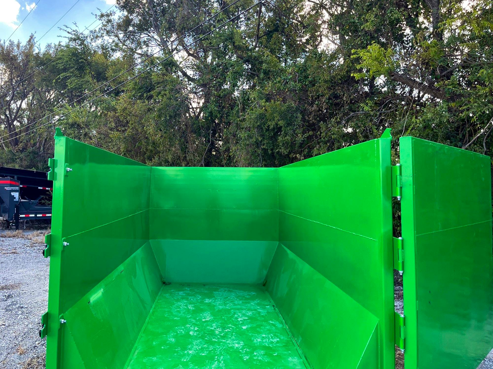 ARC Trailers 14' 20YD Steel Dumpster Bin w/ 6' Sides - Stock #80652 - Image 5 of 5