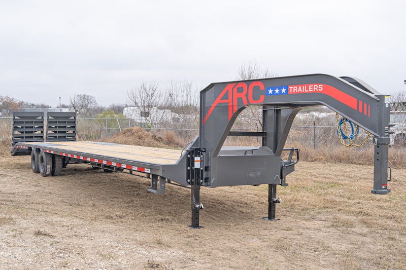 ARC Trailers 40ftx102in 20k Gooseneck Flatbed Trailer w  Duals  GDD