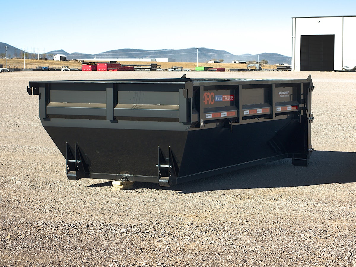 ARC Trailers 14' 14YD Steel Dumpster Bin w/ 4' Sides - Image 2