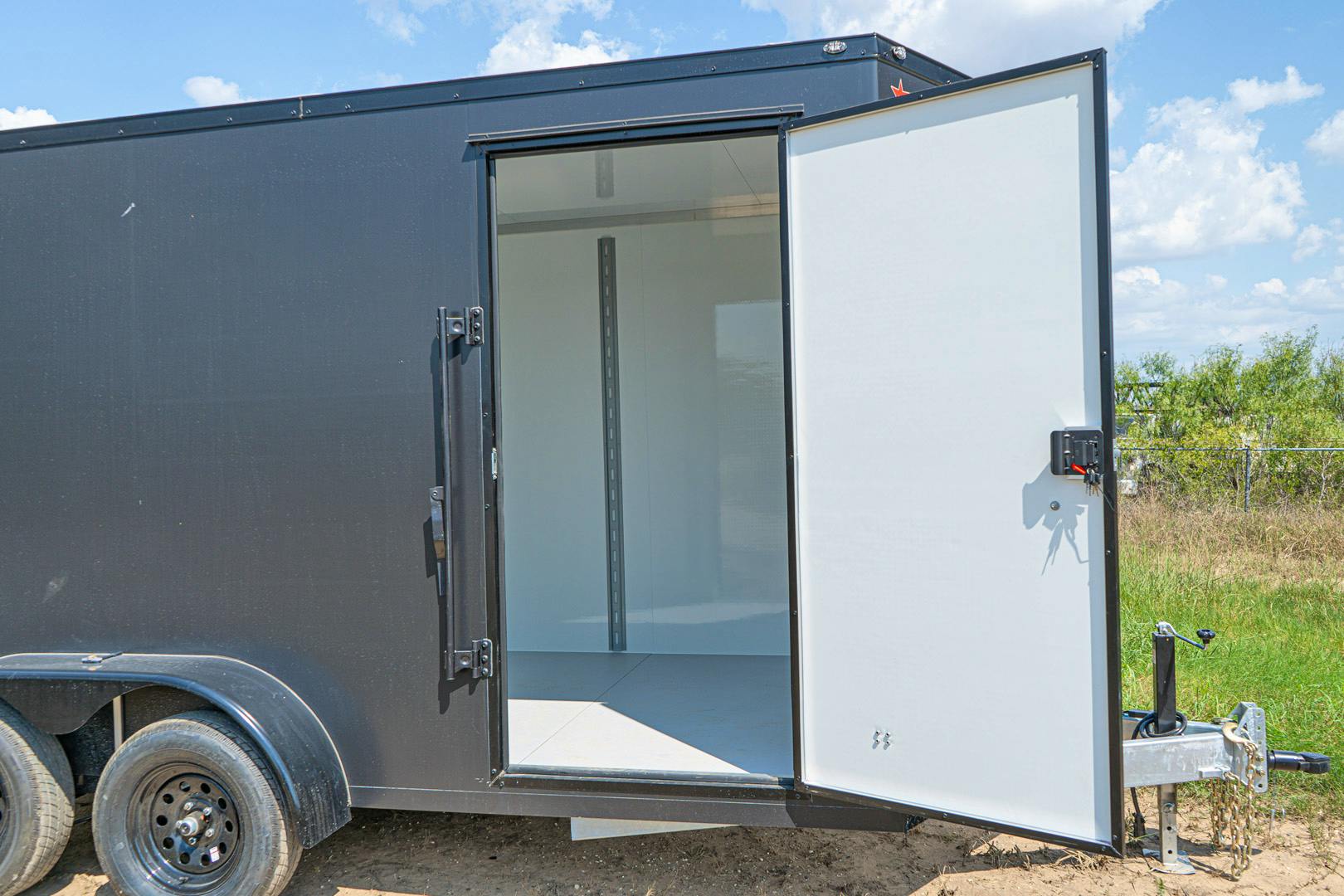 CellTech 7'x14' All-Steel Enclosed Cargo Trailer w/ Rear Ramp Door (C2) - Image 5