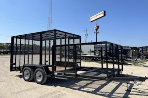 Texas Bragg 18'x83" Porta Potty Trash Trailer w/ Tandem Axle (ST)