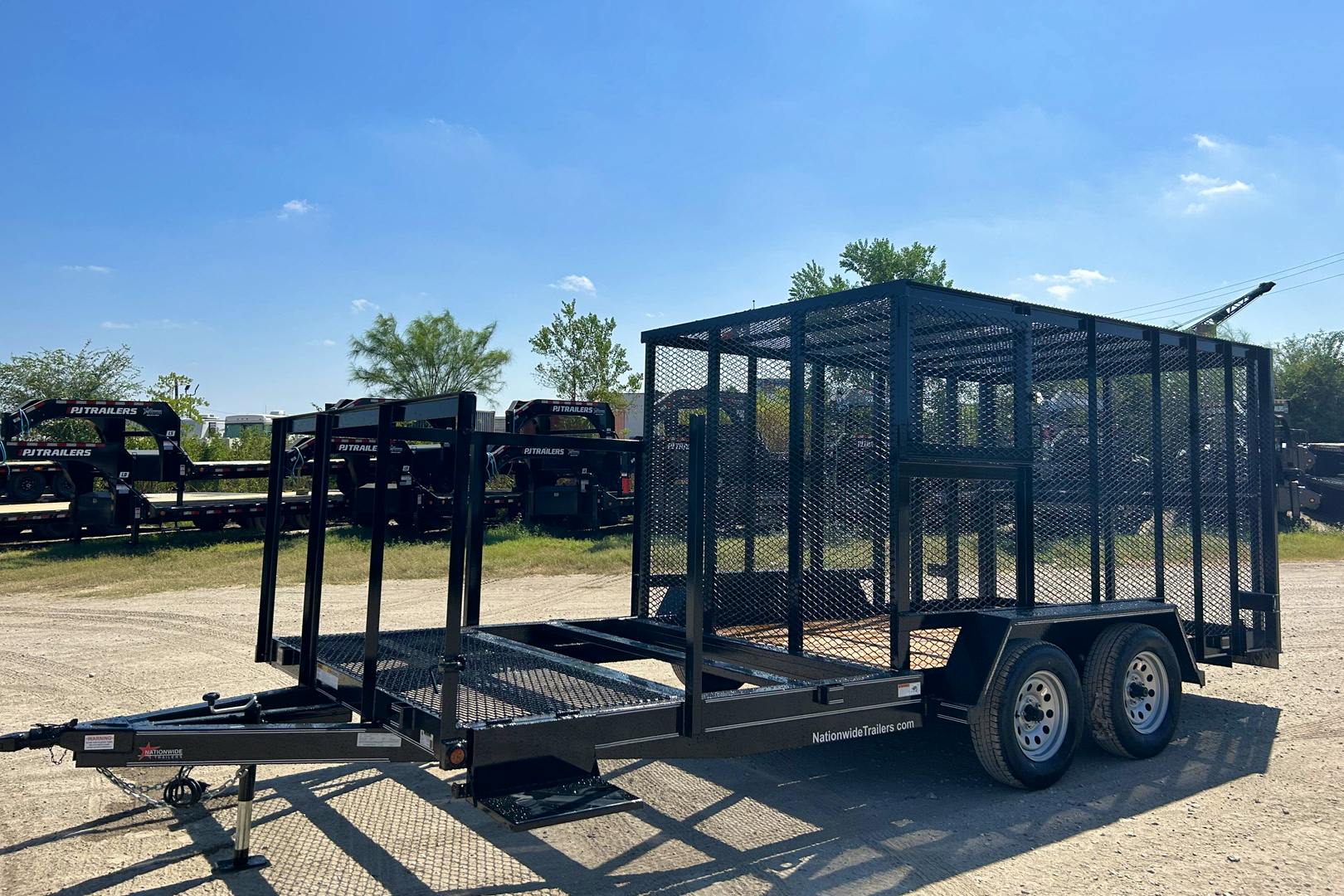 Texas Bragg 18'x83" Porta Potty Trash Trailer w/ Tandem Axle (ST) - Image 4