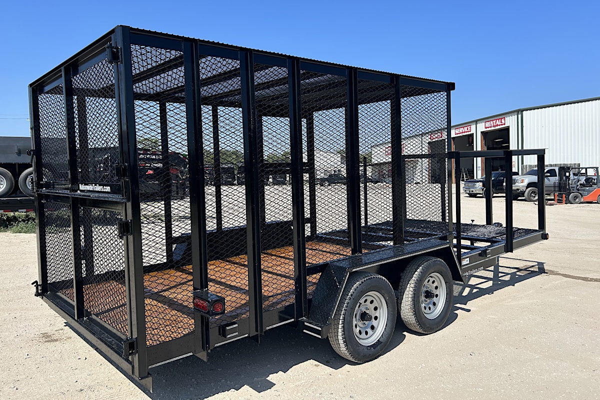 Texas Bragg 18'x83" Porta Potty Trash Trailer w/ Tandem Axle (ST) - Image 3