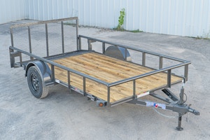 Texas Bragg 12'x77" Utility Trailer w/ 3' Gate & 2' Dovetail (U1)