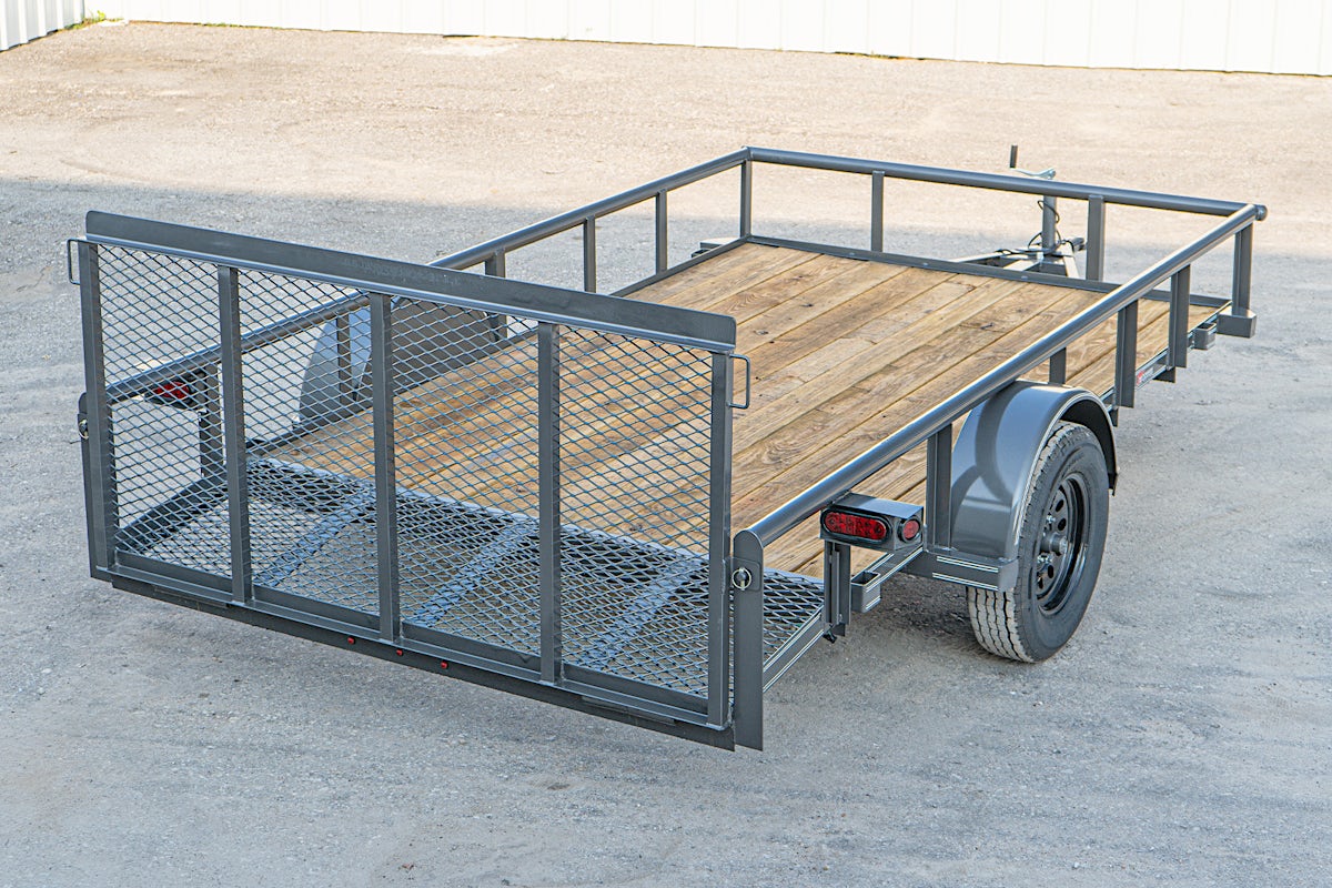 Texas Bragg 12'x77" Utility Trailer w/ 3' Gate & 2' Dovetail (U1) - Image 9