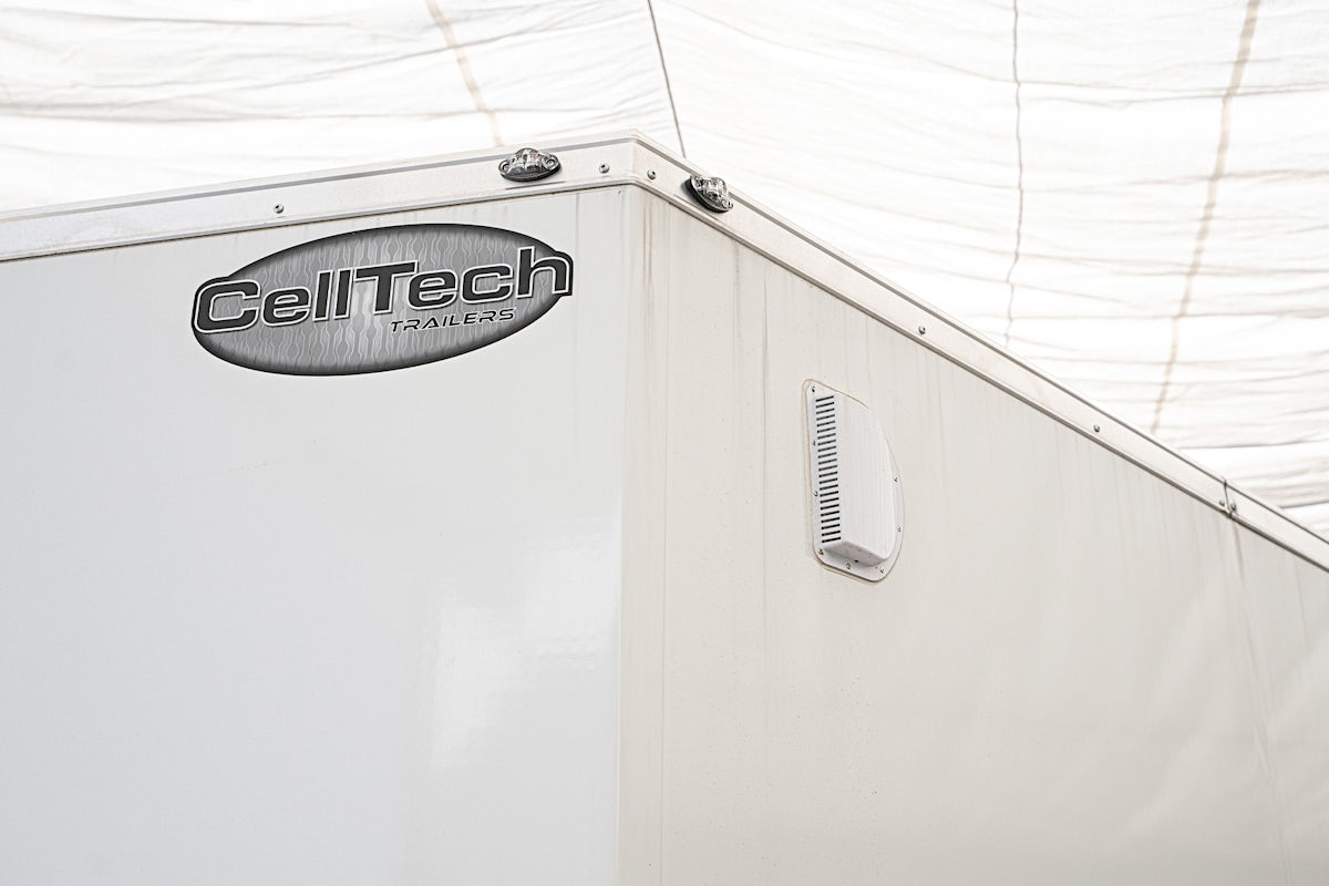 CellTech 7'x14' All-Steel Enclosed Cargo Trailer w/ Rear Ramp Door (C2) - Image 7