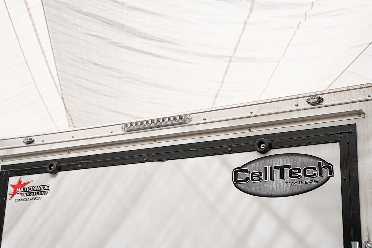 CellTech 7'x14' All-Steel Enclosed Cargo Trailer w/ Rear Ramp Door (C2) - Image 11