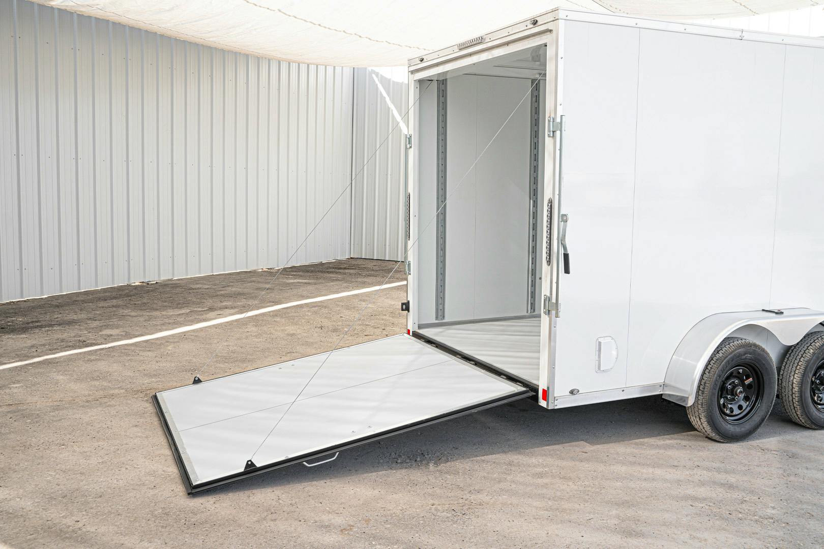 CellTech 7'x14' All-Steel Enclosed Cargo Trailer w/ Rear Ramp Door (C2) - Image 14