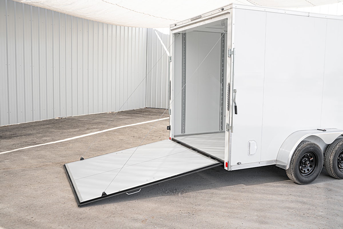 CellTech 7'x14' All-Steel Enclosed Cargo Trailer w/ Rear Ramp Door (C2) - Image 14