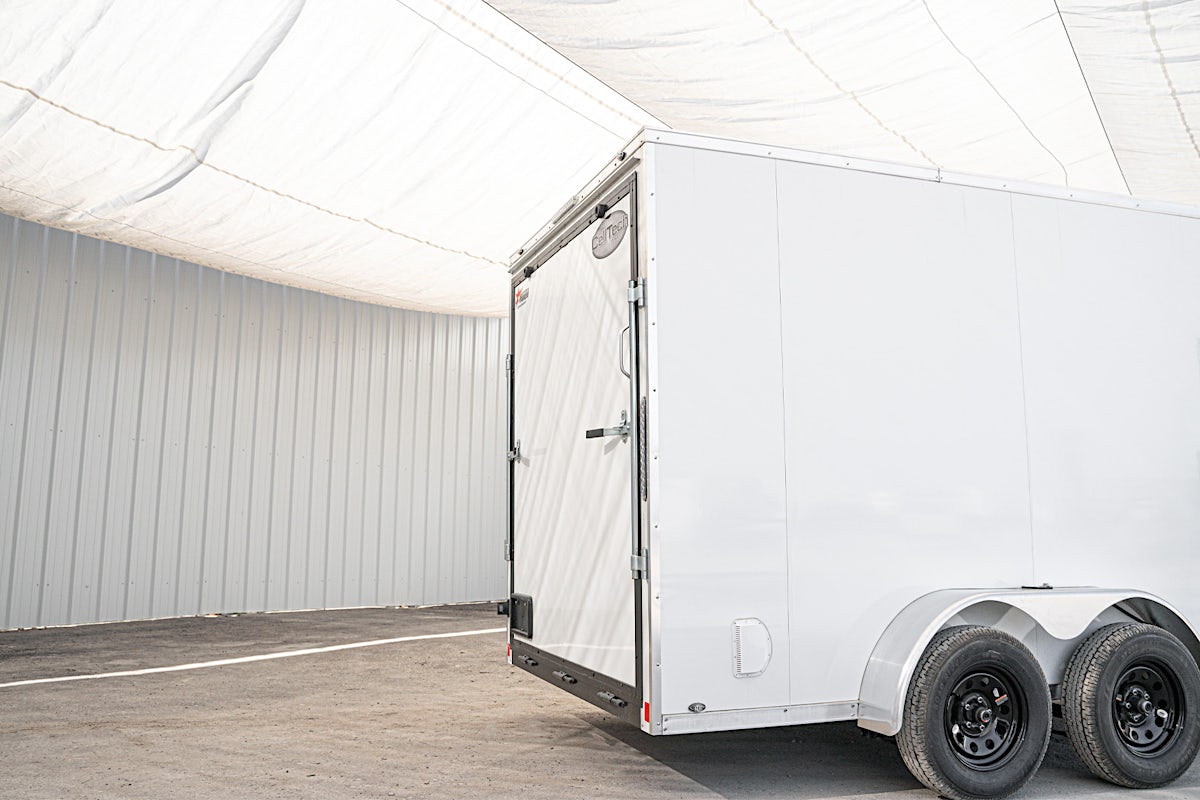 CellTech 7'x14' All-Steel Enclosed Cargo Trailer w/ Rear Ramp Door (C2) - Image 15