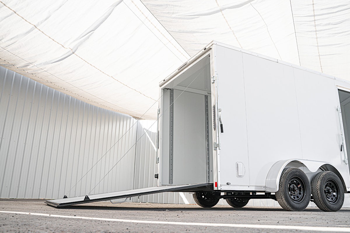 CellTech 7'x14' All-Steel Enclosed Cargo Trailer w/ Rear Ramp Door (C2) - Image 18