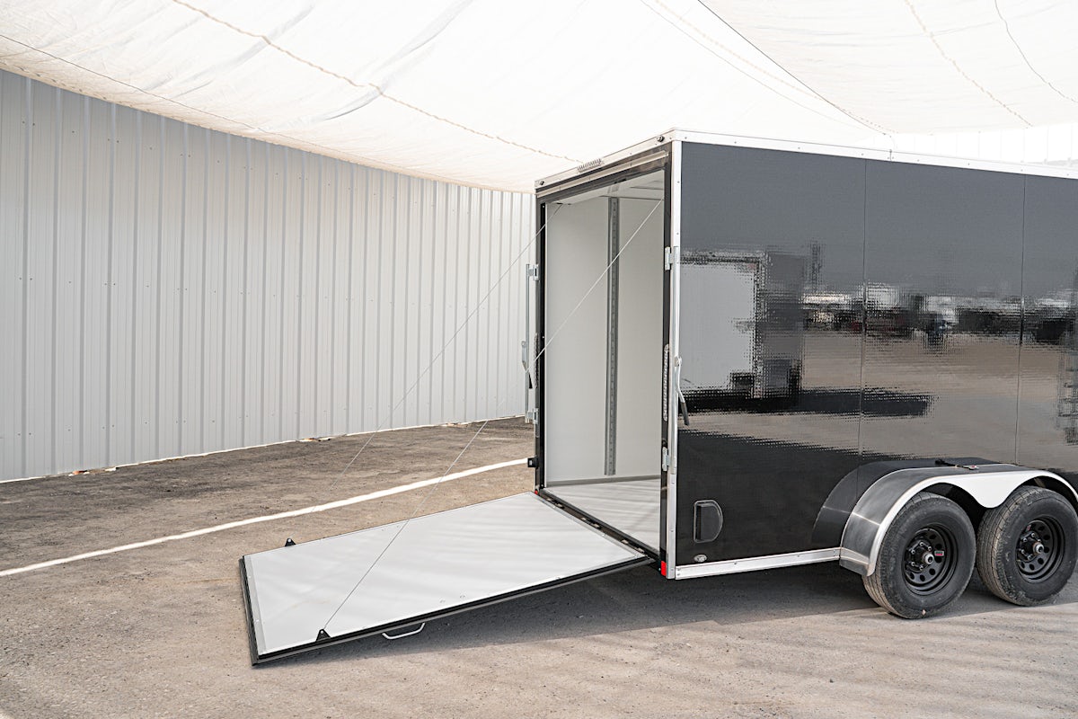 CellTech 7'x14' All-Steel Enclosed Cargo Trailer w/ Rear Ramp Door (C2) - Image 5