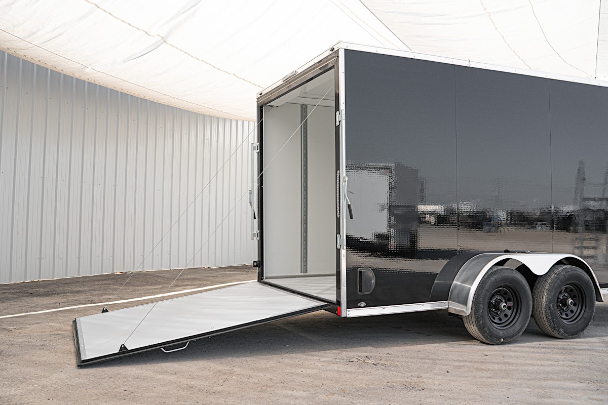 CellTech 7'x14' All-Steel Enclosed Cargo Trailer w/ Rear Ramp Door (C2) - Image 7