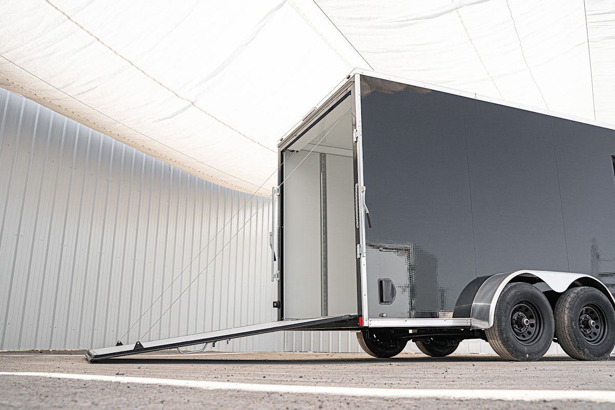 CellTech 7'x14' All-Steel Enclosed Cargo Trailer w/ Rear Ramp Door (C2) - Image 9