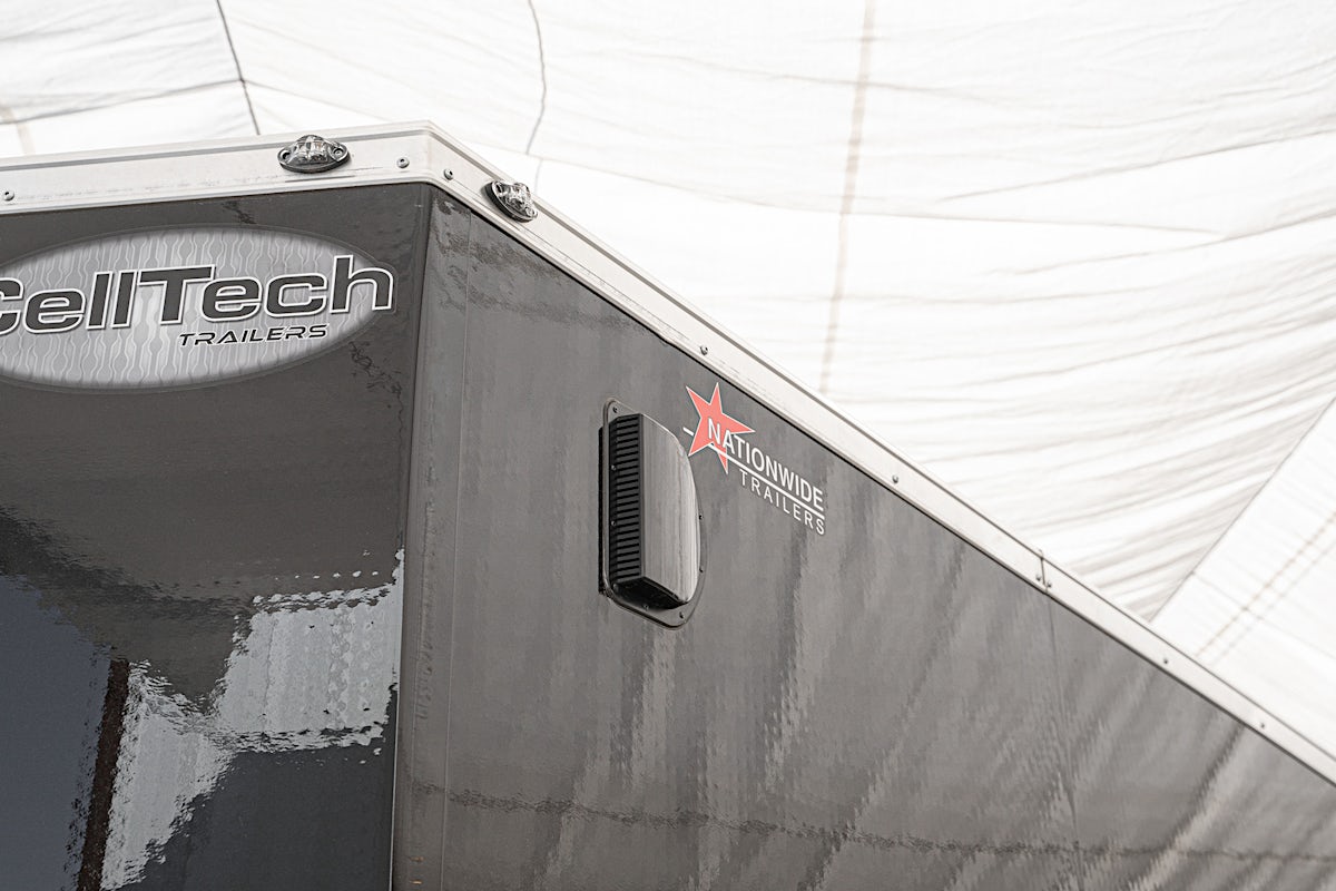 CellTech 7'x14' All-Steel Enclosed Cargo Trailer w/ Rear Ramp Door (C2) - Image 13