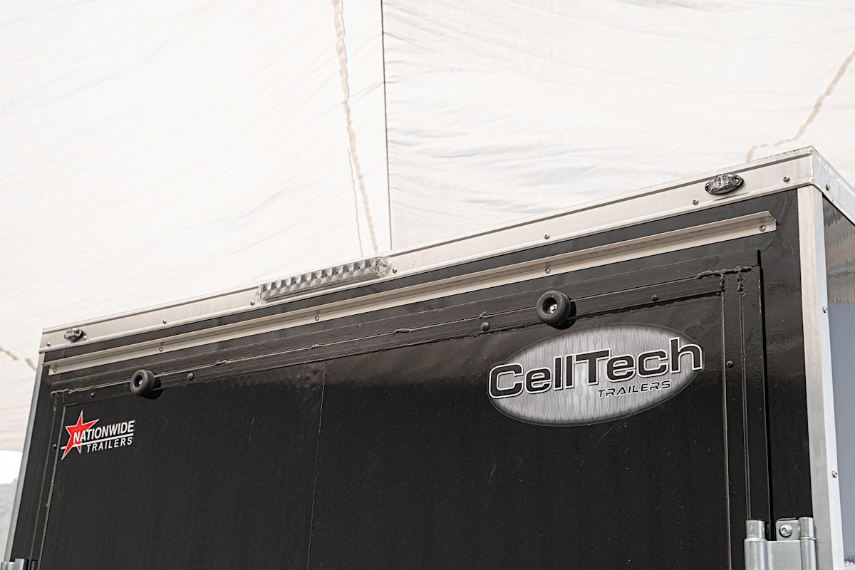 CellTech 7'x14' All-Steel Enclosed Cargo Trailer w/ Rear Ramp Door (C2) - Image 15