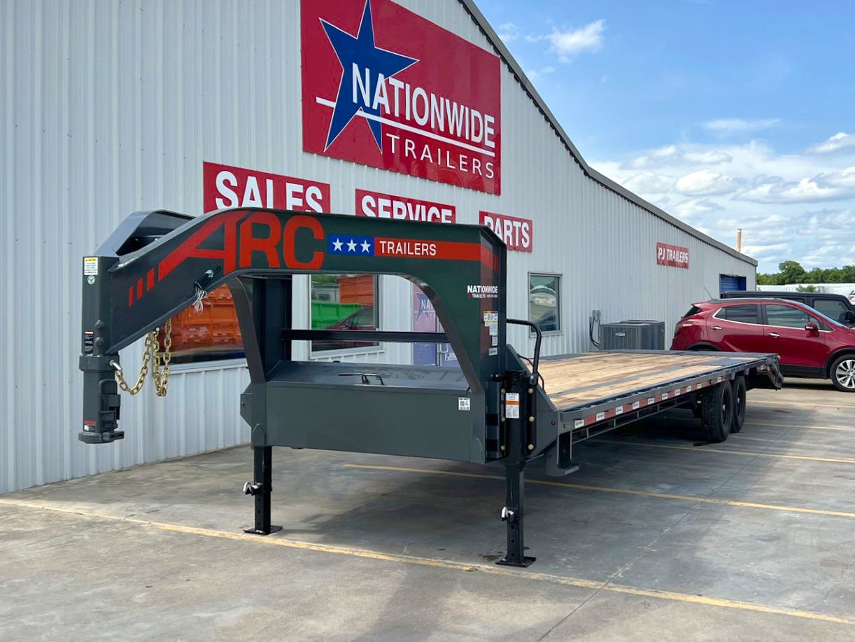 ARC Trailers 32'x102" 18K Gooseneck Flatbed Trailer w/ 5ft Dovetail (GDS) - Stock #80743 - Image 2 of 6
