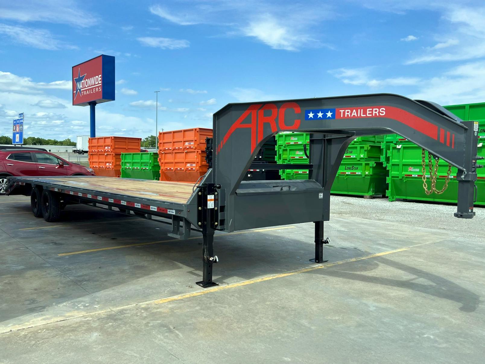 ARC Trailers 32'x102" 18K Gooseneck Flatbed Trailer w/ 5ft Dovetail (GDS) - Stock #80743 - Image 3 of 6