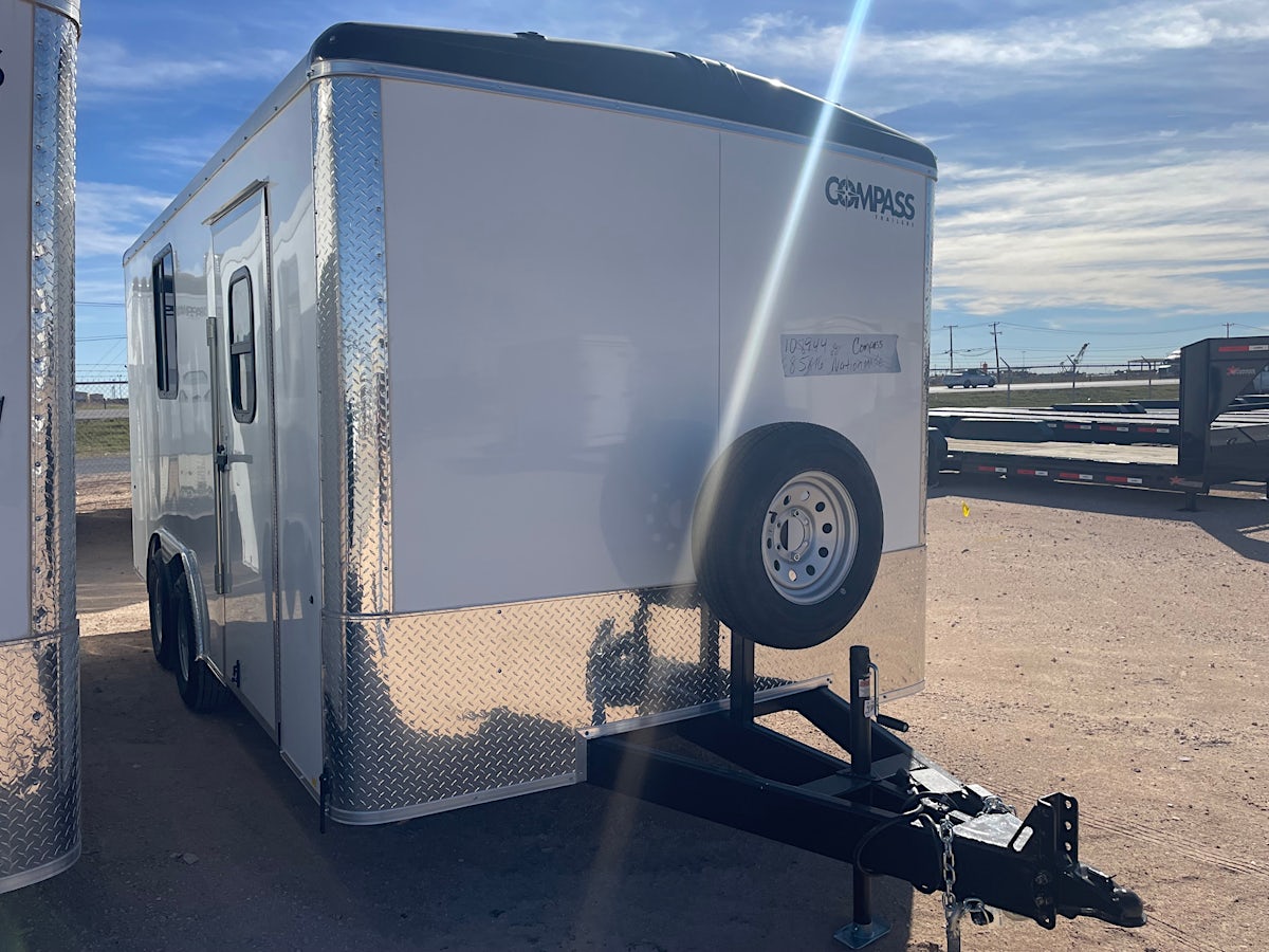 Compass 8.5'x16' Enclosed Office Trailer (CO) - Stock #80761 - Image 2 of 7 Compass 8.5'x16' Enclosed Office Trailer (CO) - Stock #80761 - Image 2 of 7