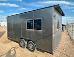 Compass 8.5'x16' Enclosed Office Trailer (CO) Stock #80761 - Thumbnail 2