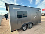 Compass 8.5'x16' Enclosed Office Trailer (CO) Stock #80761 - Thumbnail 1