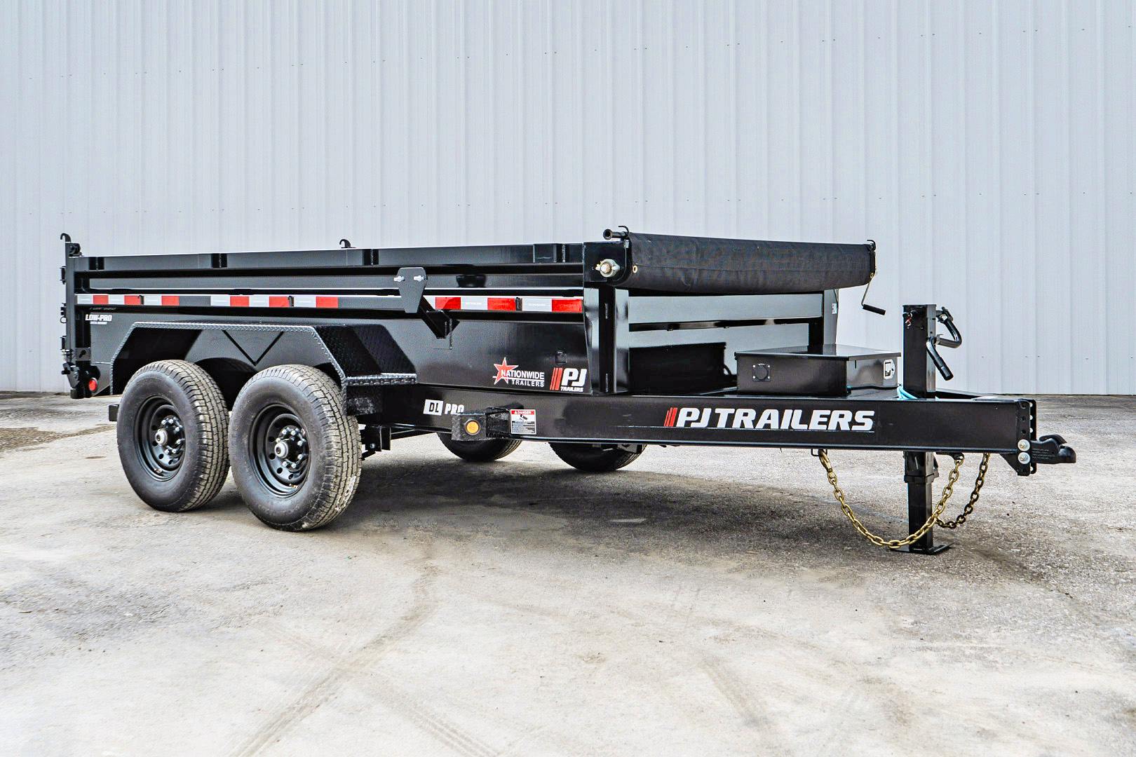 PJ Trailers 12'x83" Low Pro Dump Trailer w/ 2' Sides (DL) - Image 2